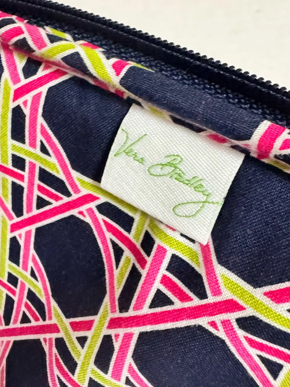 Vera Bradley Ribbons Tablet Sleeve E Reader Quilted Breast Cancer Retired New